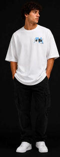 Focus Don’t Overthink Oversized T-Shirt – White (LIMITED EDITION)