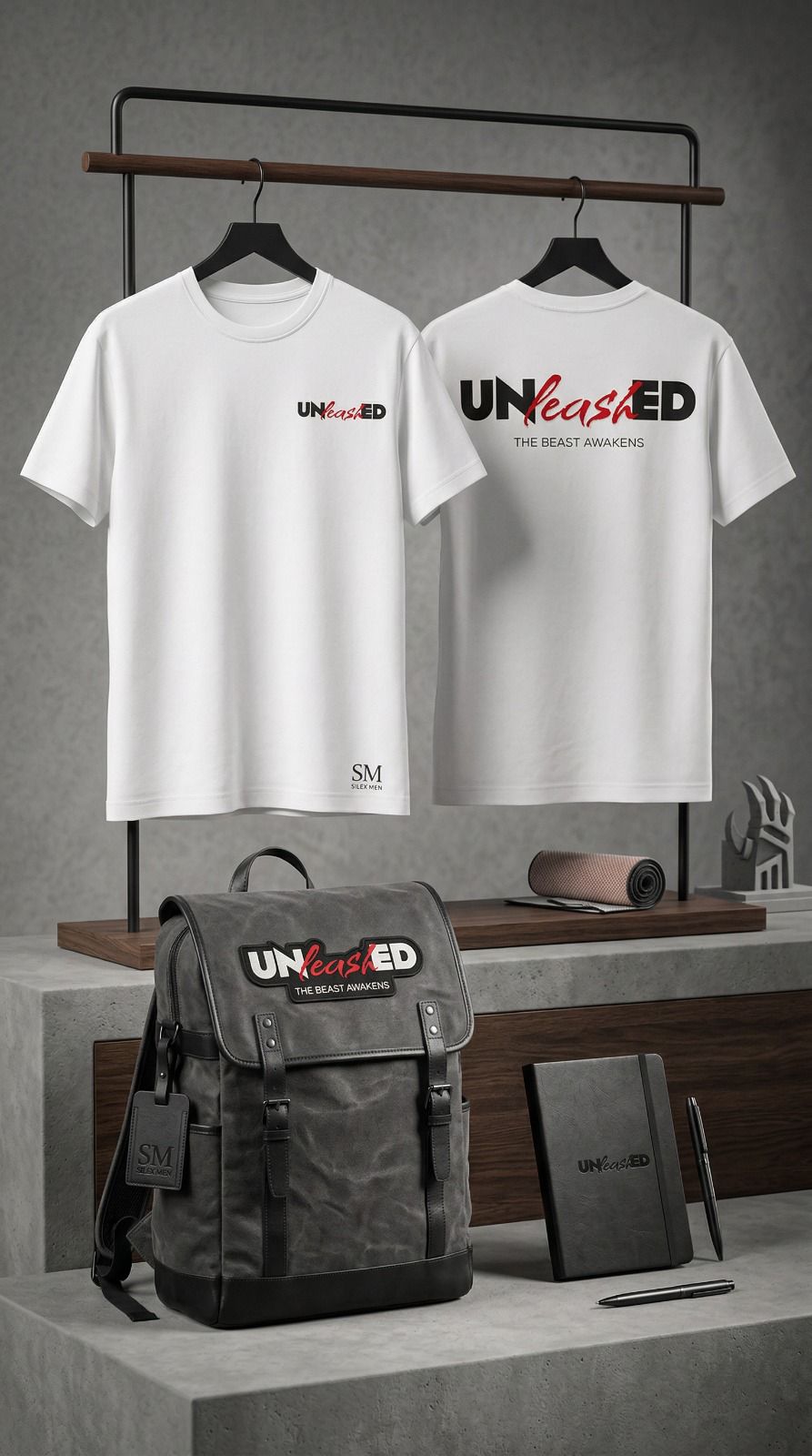Unleashed Oversized T-Shirt – White (LIMITED EDITION)