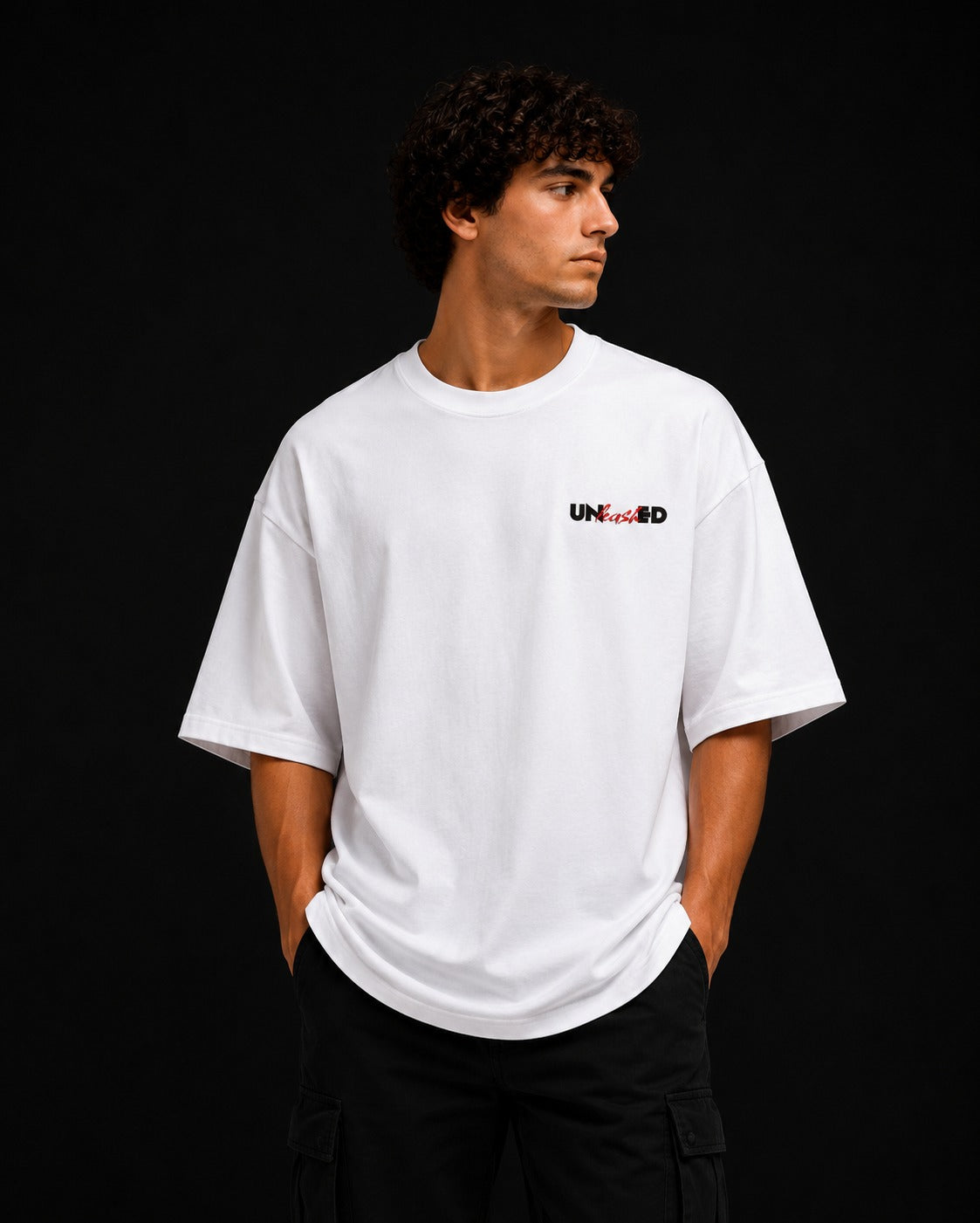 Unleashed Oversized T-Shirt – White (LIMITED EDITION)